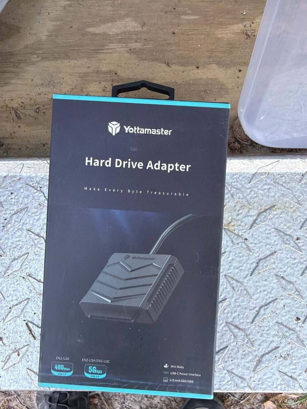 Yottamaster USB 3.0 to SATA Hard Drive Adapter for 2.5 inch SSD/HDD 5Gbps Model